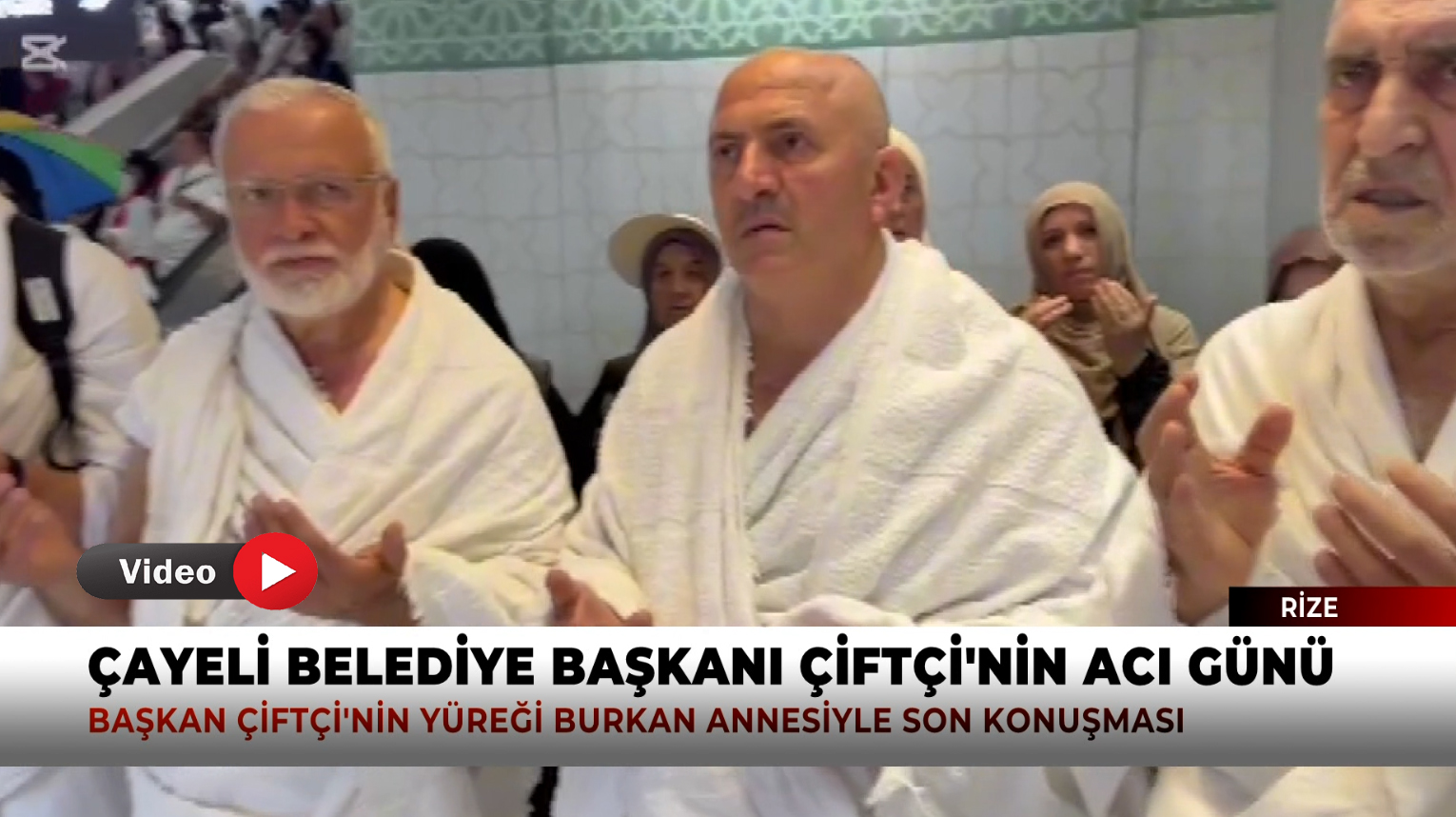 Çayeli Belediye Başkanı İsmail Hakkı Çiftçi’nin Annesi Emine Çiftçi Son Yolculuğuna Uğurlandı