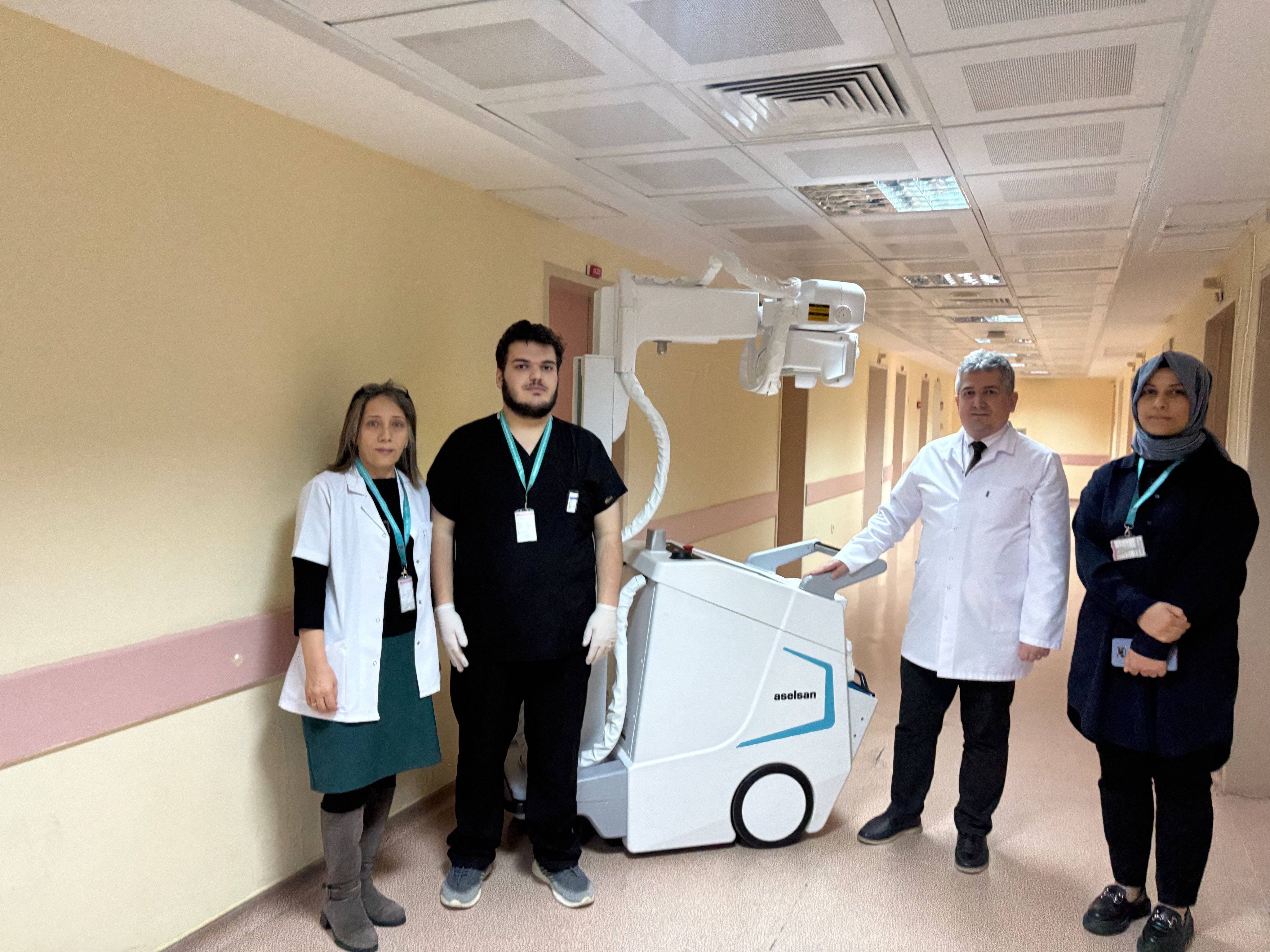 Yerli ve Milli Mobil Dijital Röntgen Cihazı Rize’de Hizmete Alındı