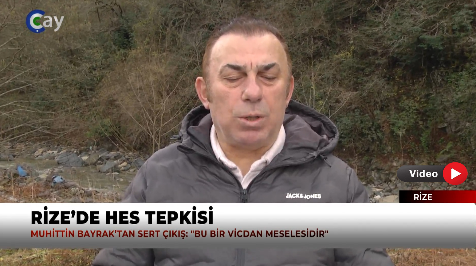 Rize’de HES Tepkisi: Muhittin Bayrak’tan Sert Açıklama