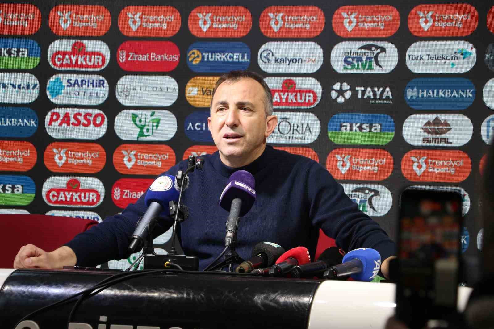 Recep Uçar: “Taraftarlarımızı mutlu ettik, ondan dolayı mutluyuz”