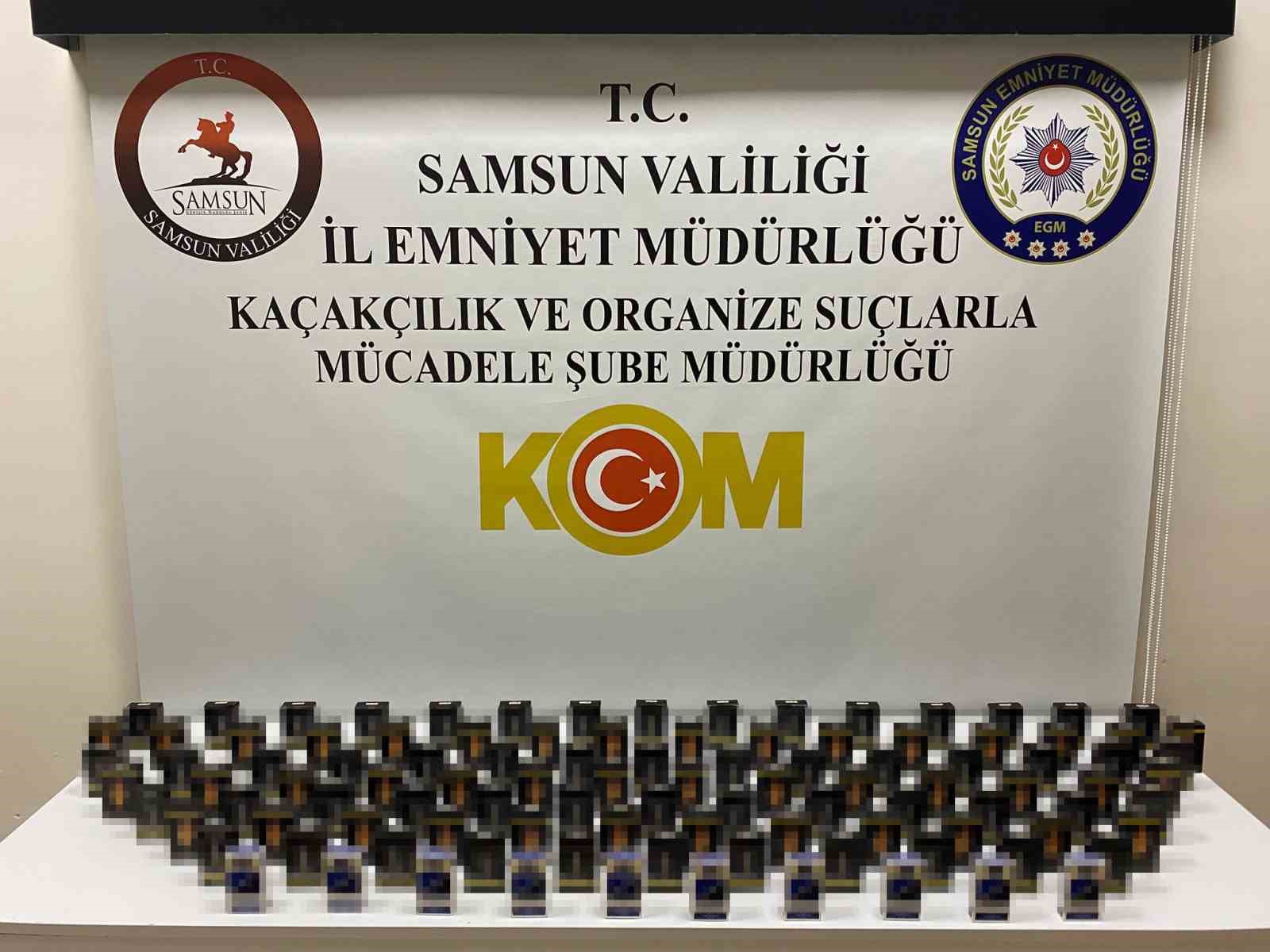 Samsun’da 2 Bin 120 Makaron Ele Geçirildi