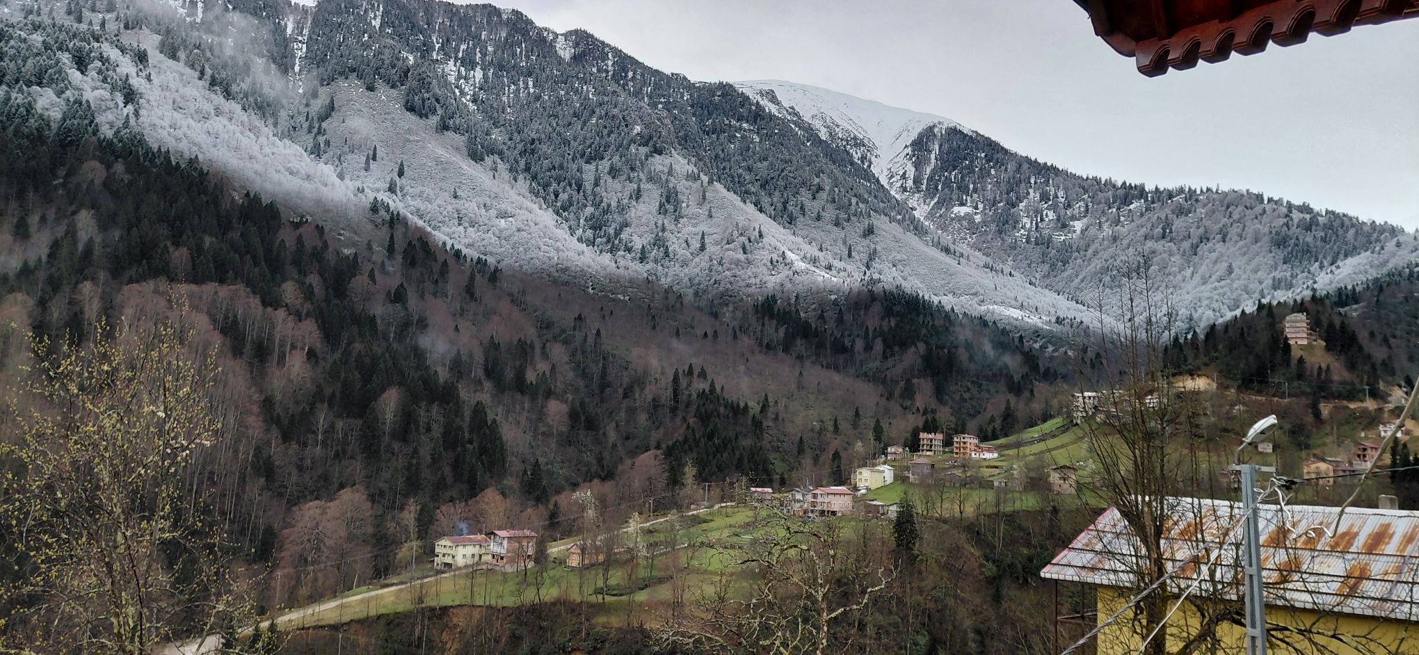 Rize’nin Yüksek Kesimlerinde Nisan Sürprizi: Kar Yağışı Etkili Oldu