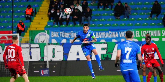 Ç.Rizespordan muhteşem geri dönüş