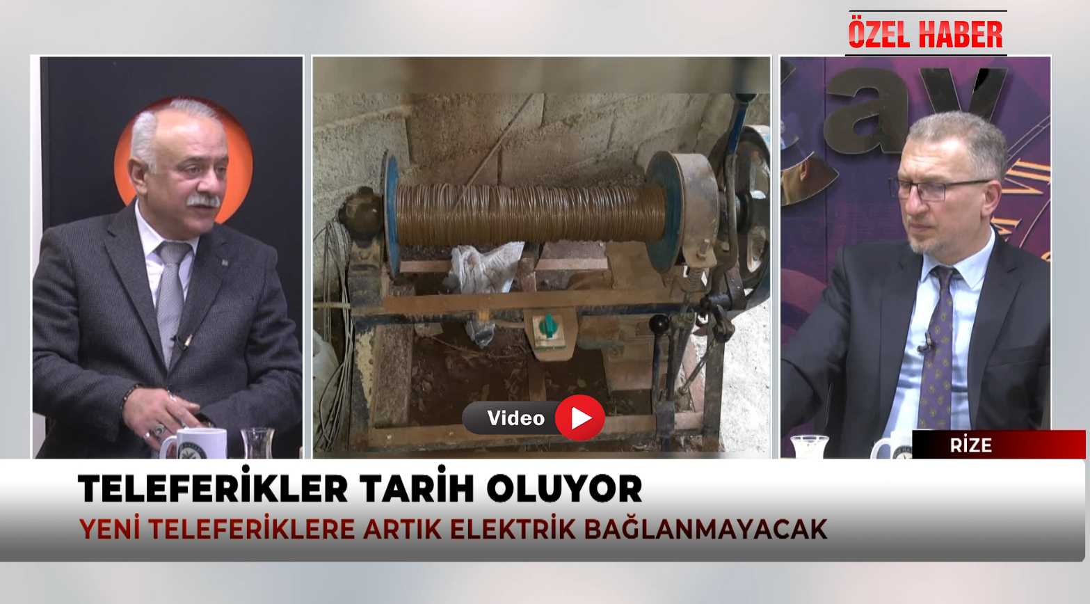 Rize Masası’nda “İlkel Teleferikler” Tartışıldı: Teleferiklere artık elektrik bağlanmayacak