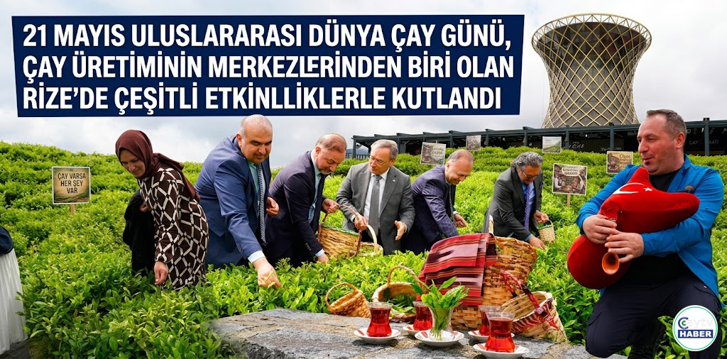 Rize’de Dünya Çay Günü Elle Hasat Etkinliğiyle Kutlandı