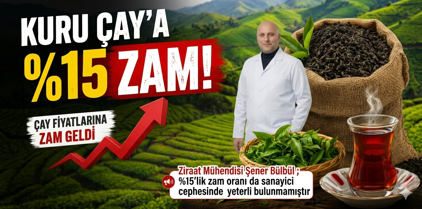 Ziraat Mühendisi Şener Bülbül ; %15’lik zam oranı da sanayici cephesinde yeterli bulunmamıştır
