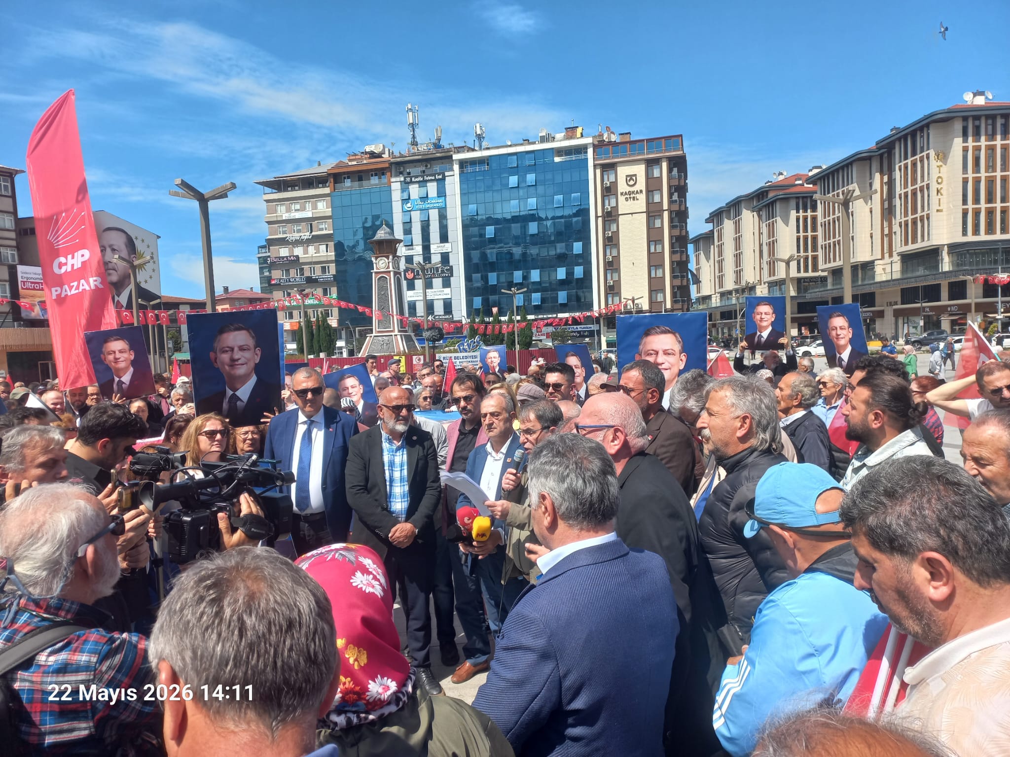 Rize CHP İl Yönetiminden Basın Açıklaması: “Mutlak Butlan Kabul Edilemez, Bu Bir Hukuk ve Demokrasi Darbesidir”