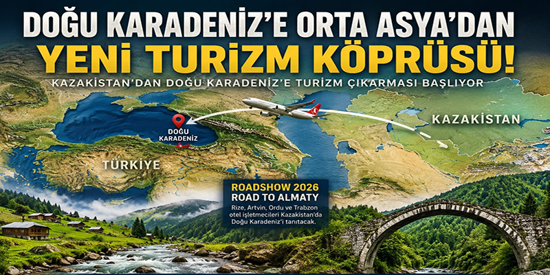 Doğu Karadeniz’den Orta Asya’ya Turizm Hamlesi: “Road to Almaty” ile Yeni Pazar Atağı