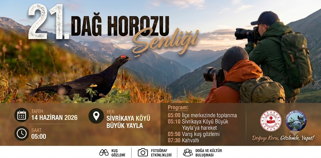 21. Dağ Horozu Şenliği 14 Haziran’da İkizdere’de Düzenlenecek