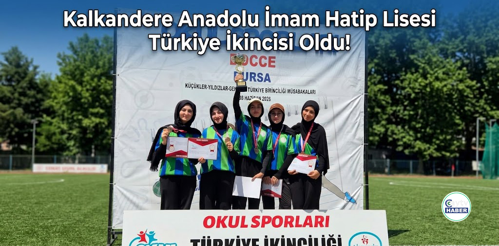 Kalkandere Anadolu İmam Hatip Lisesi Türkiye İkincisi Oldu!