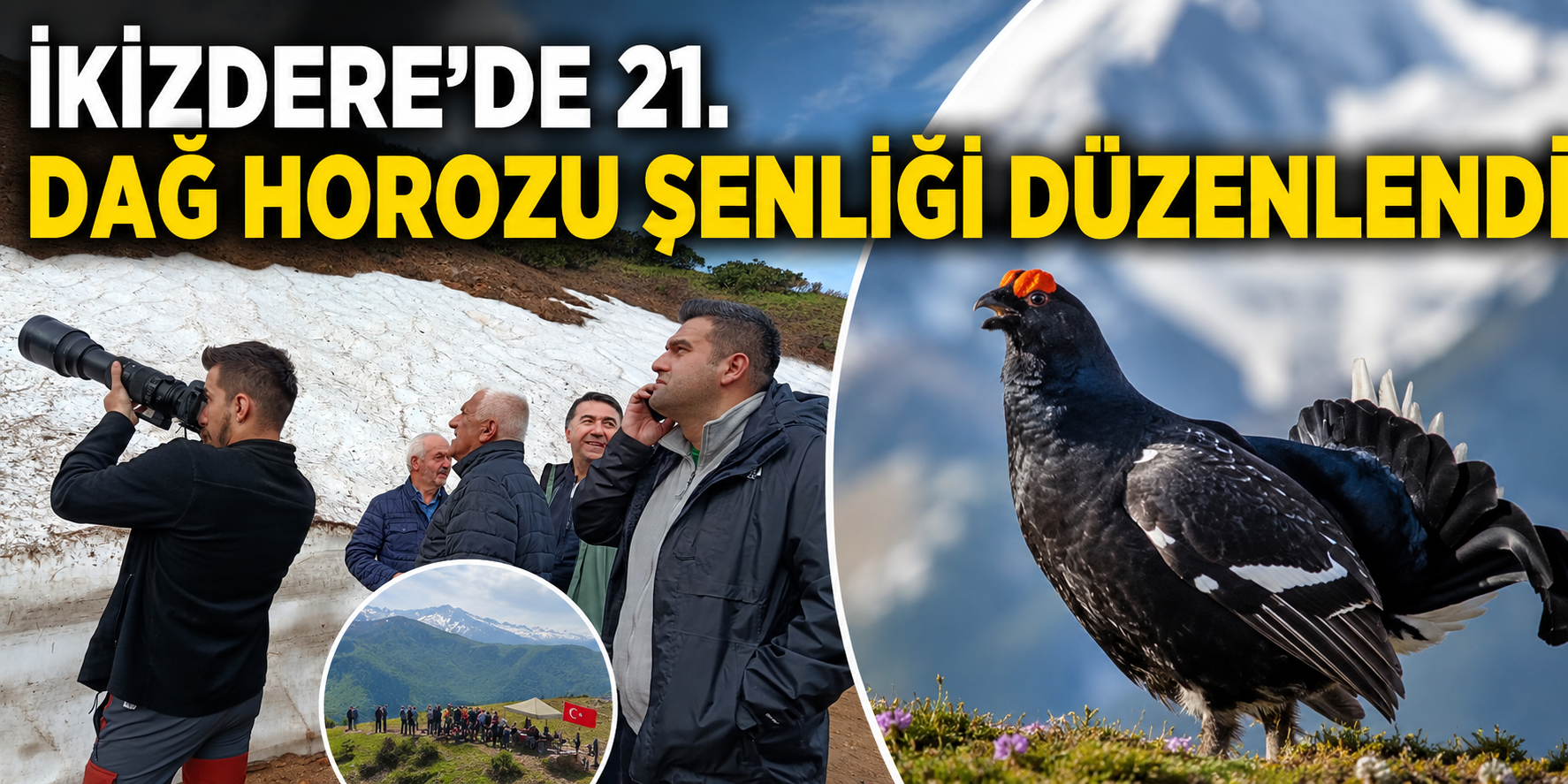 İkizdere’de 21. Dağ Horozu Şenliği düzenlendi