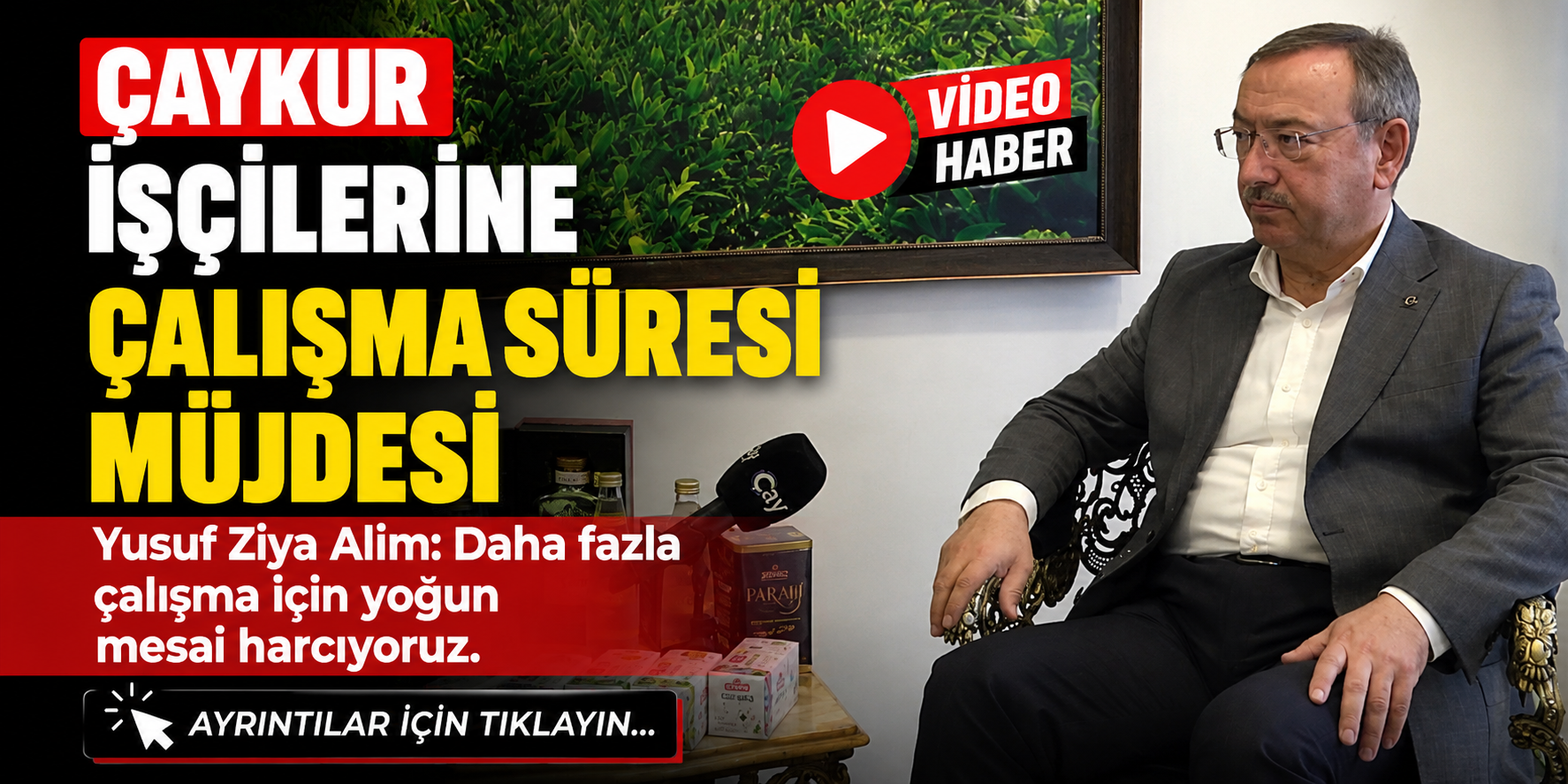 Yusuf Ziya Alim: Daha fazla çalışma için yoğun mesai harcıyoruz