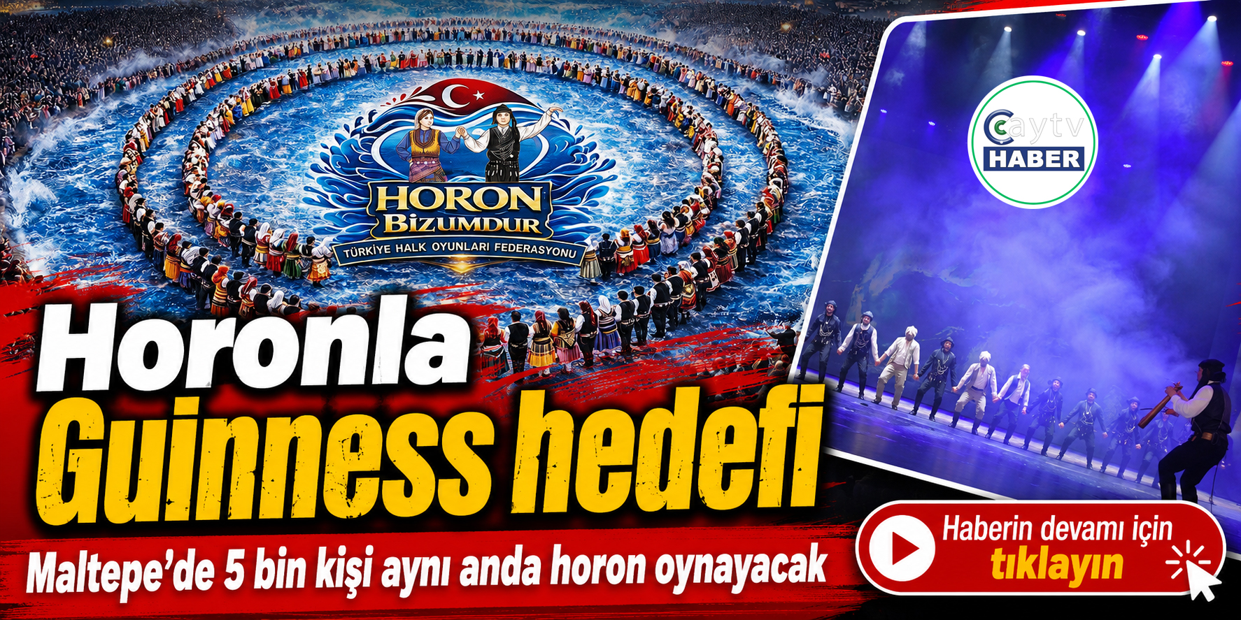 5 Bin Kişi Aynı Anda Horon Oynayacak: Türkiye Guinness Rekoru İçin Hazırlanıyor