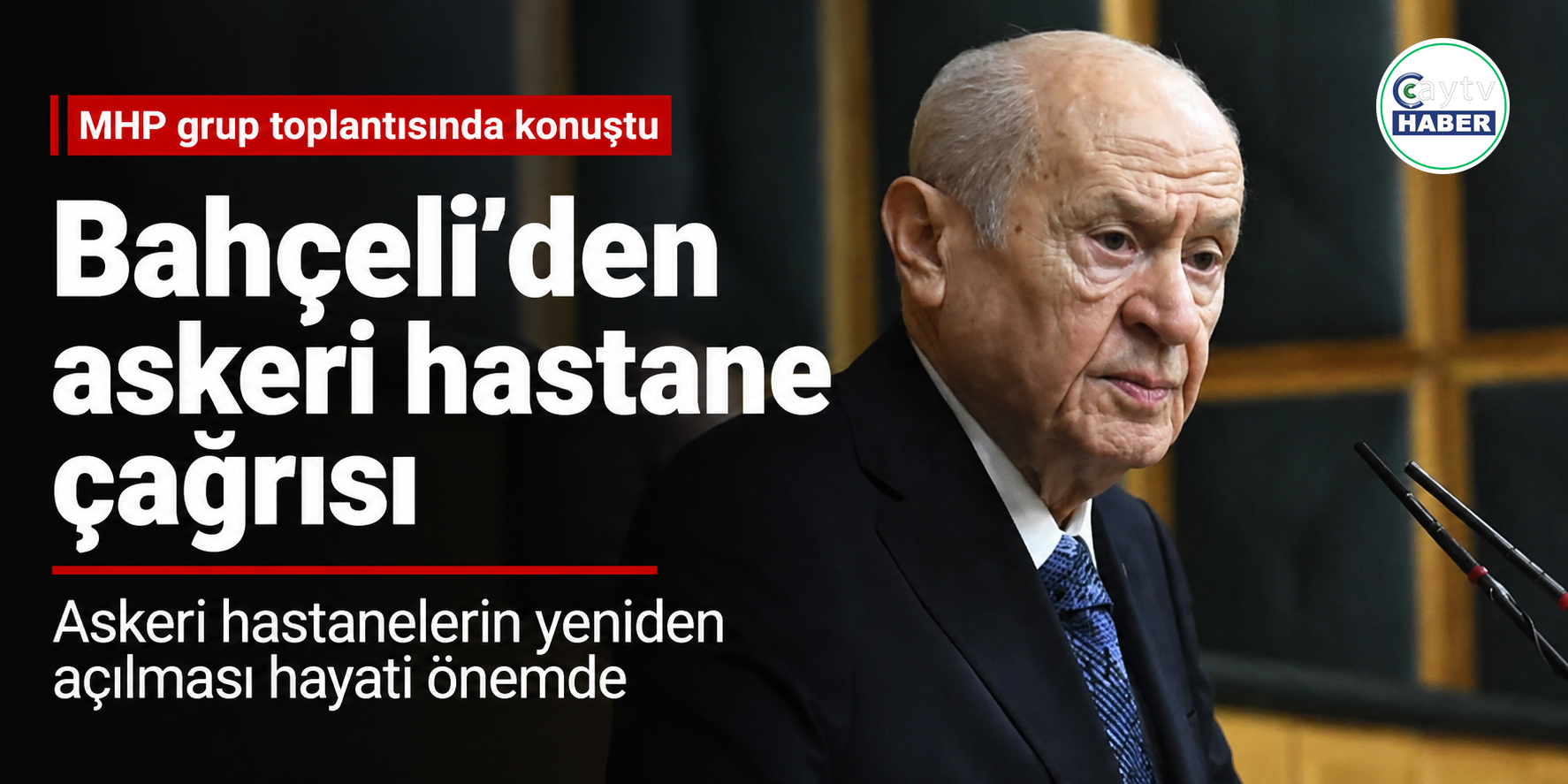 Devlet Bahçeli: Askeri hekim ordusu zaruridir