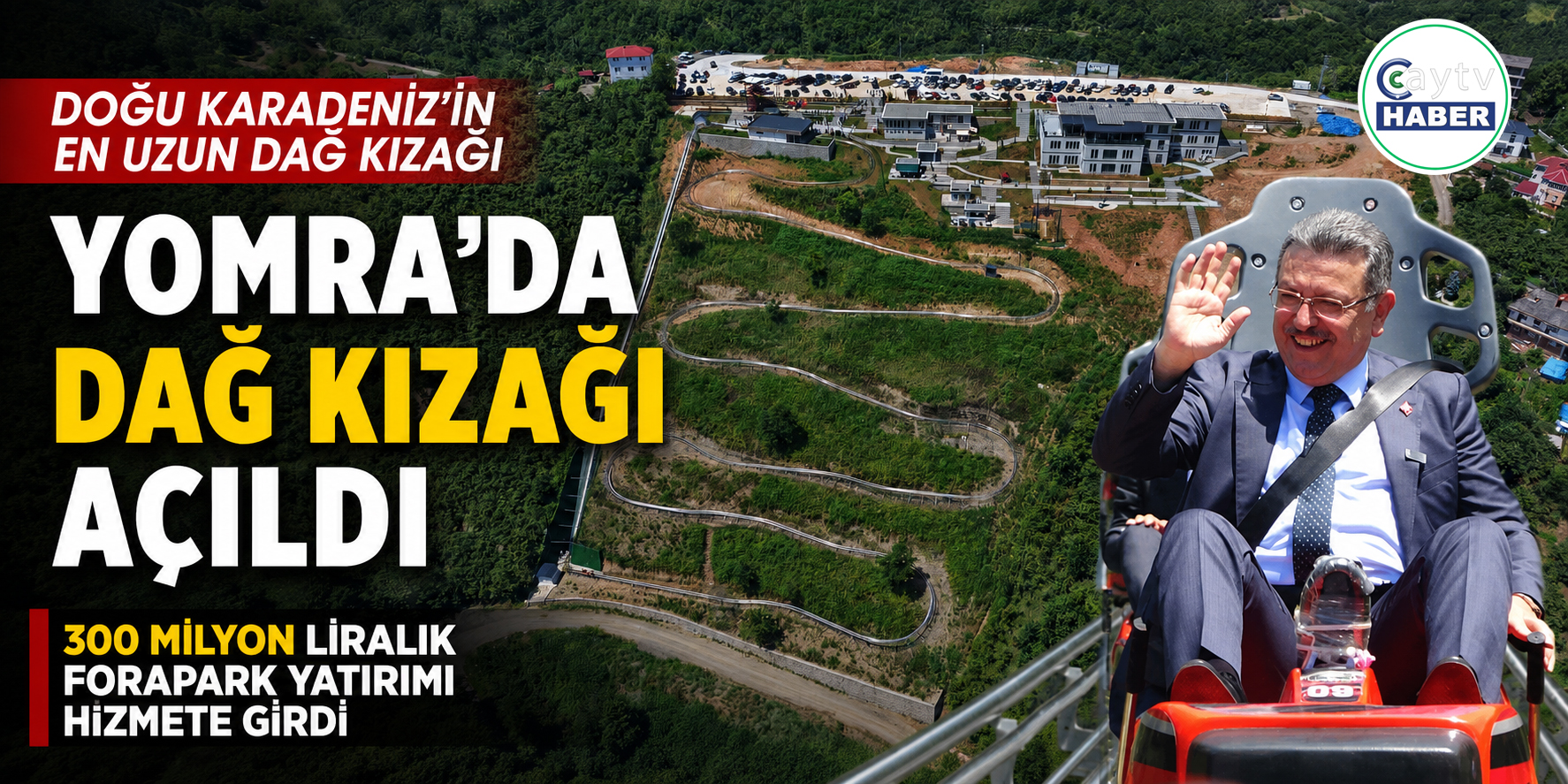 Doğu Karadeniz’in En Uzun Dağ Kızağı Trabzon’da Hizmete Açıldı