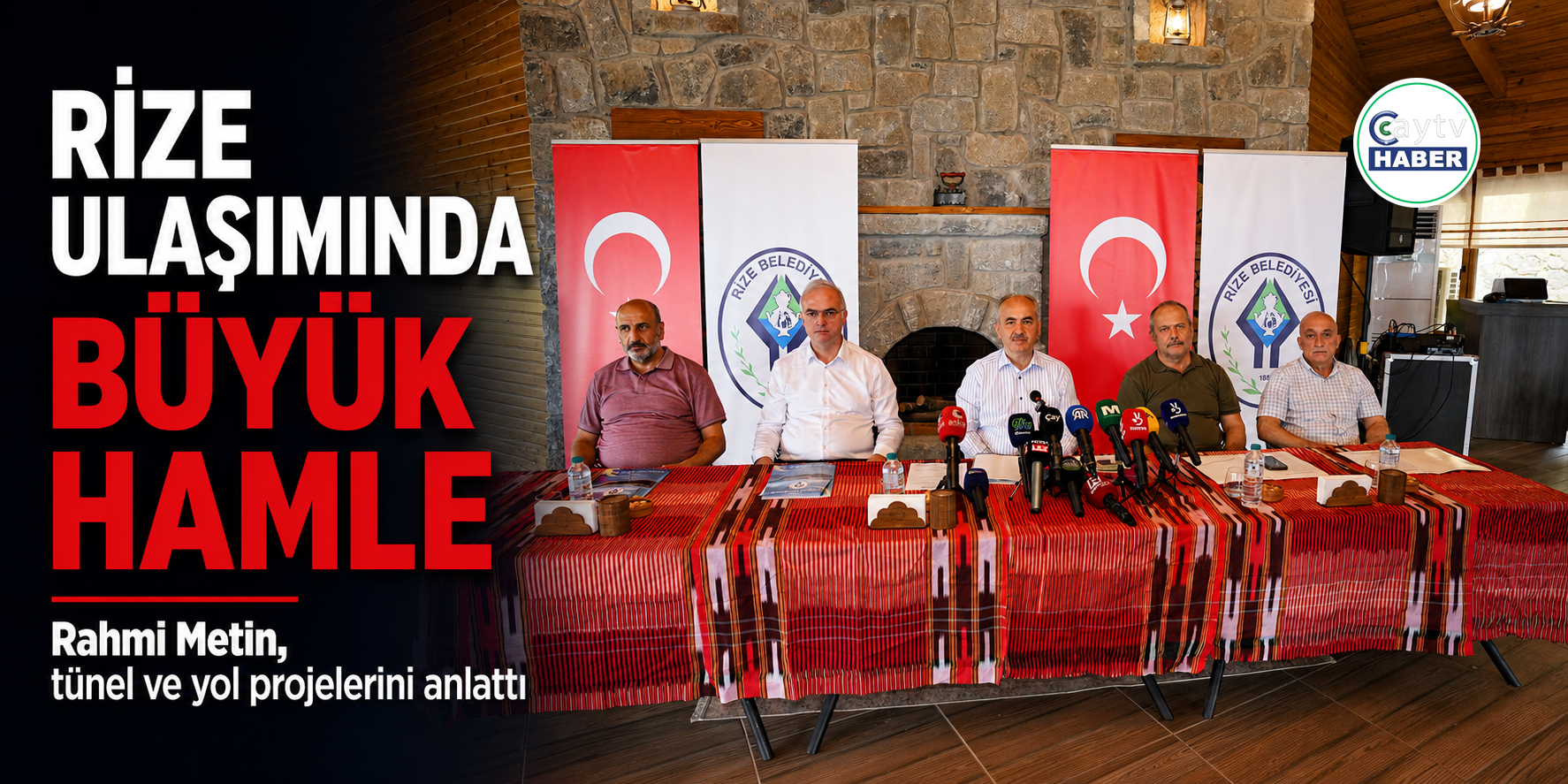 Rize ulaşımında büyük hamle: Vadiler tünellerle birbirine bağlanacak