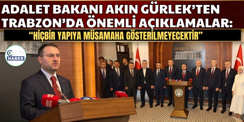 Adalet Bakanı Akın Gürlek: "kimse Dokunulmaz Değildir"
