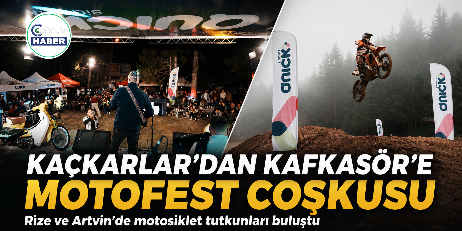 Ardeşen Motofest’te motosiklet tutkunları Kaçkarlar’da buluştu
