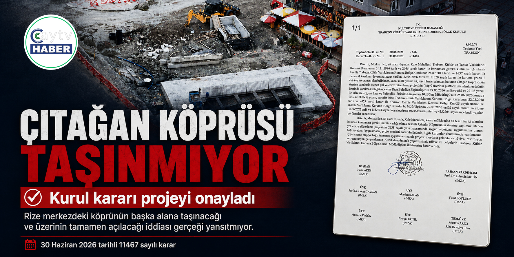 Rize Çıtağan Köprüsü taşınıyor iddialarına net yanıt: Gerçek ortaya çıktı