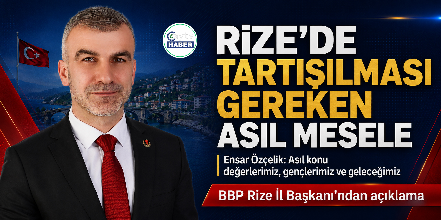 Ensar Özçelik’ten Rize’deki tartışmaya dikkat çeken çıkış: “Asıl mesele değerlerimiz ve gençlerimiz”