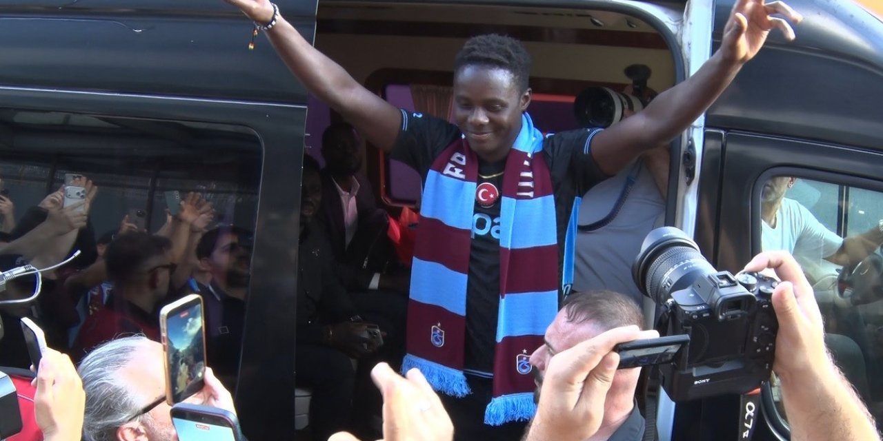 Trabzonspor’un Yeni Transferi Franculino Dju, Trabzon’a Geldi