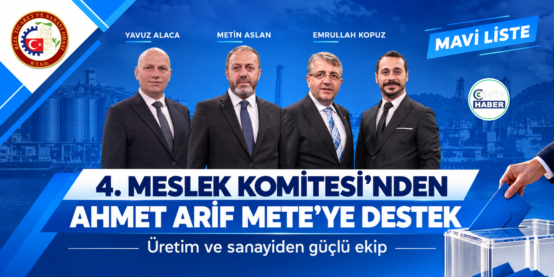 4. Meslek Komitesi’nden Ahmet Arif Mete’ye Destek