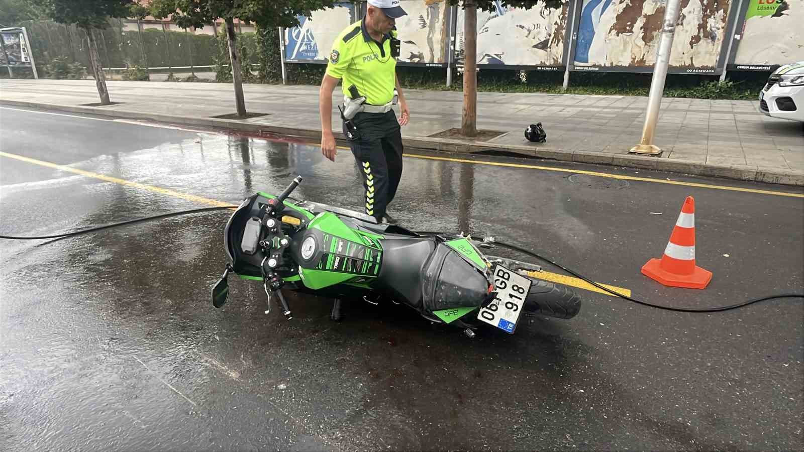Çorum’da Motosiklet Kazası: 1 Ölü