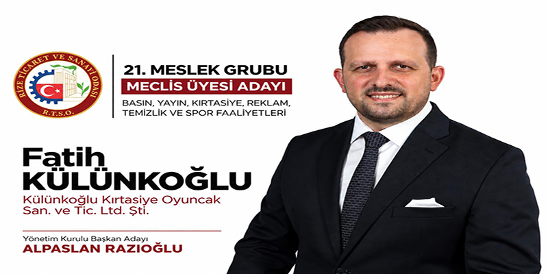 Fatih Külünkoğlu: “Gençliğin azmini RTSO’ya yansıtmak için sahada olacağım”