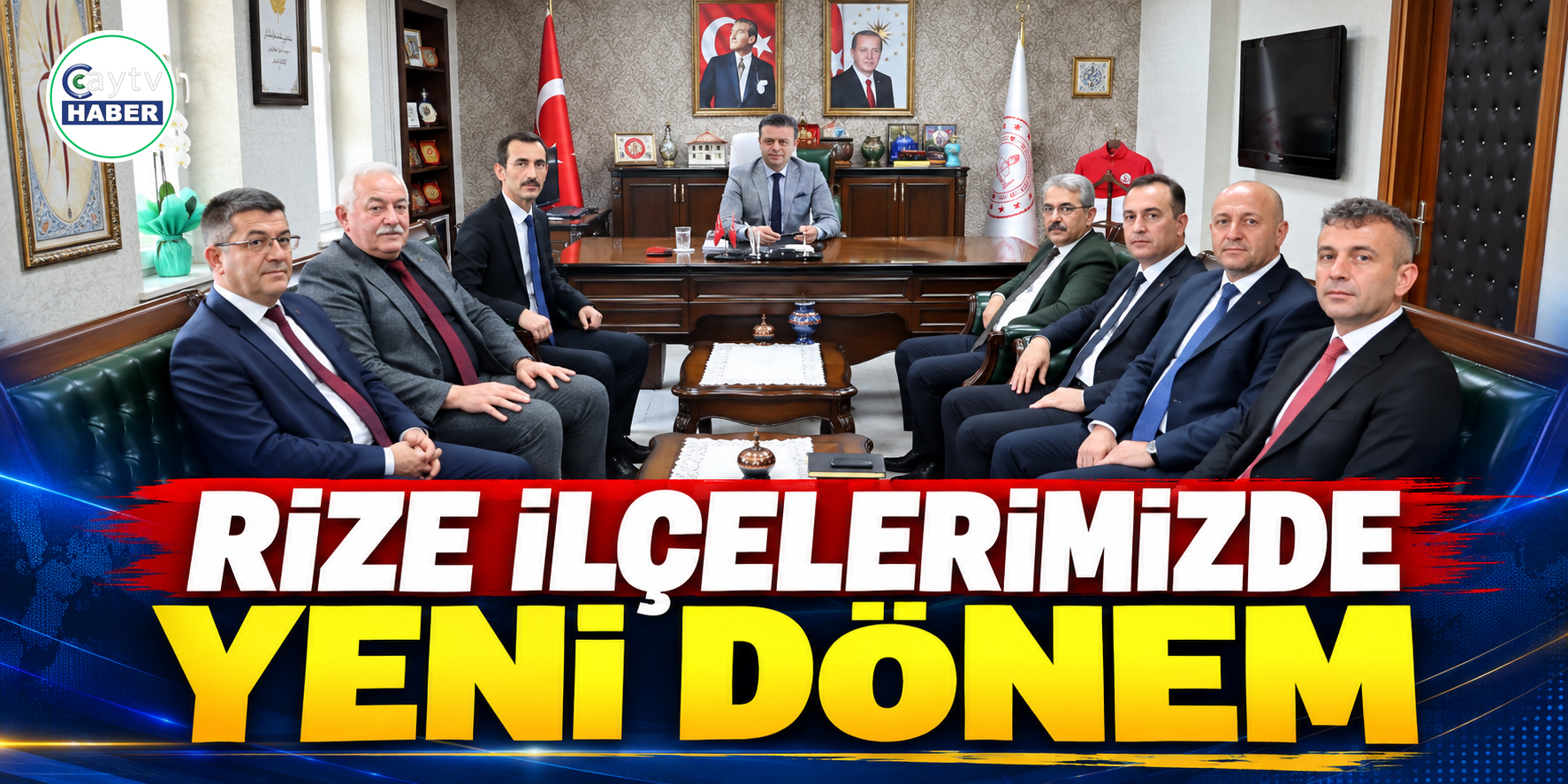 Rize’de 6 İlçenin Millî Eğitim Müdürü Değişti