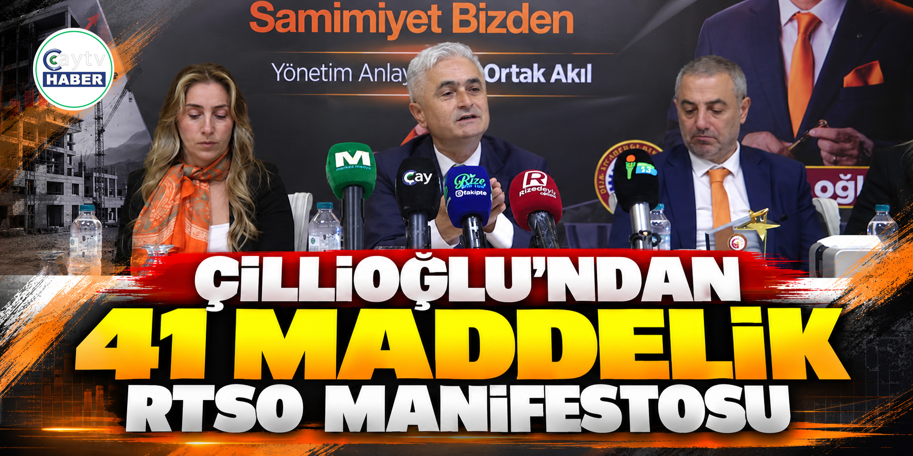 Çillioğlu’ndan RTSO için 41 maddelik manifesto: “Masabaşı değil, sahada olacağız”