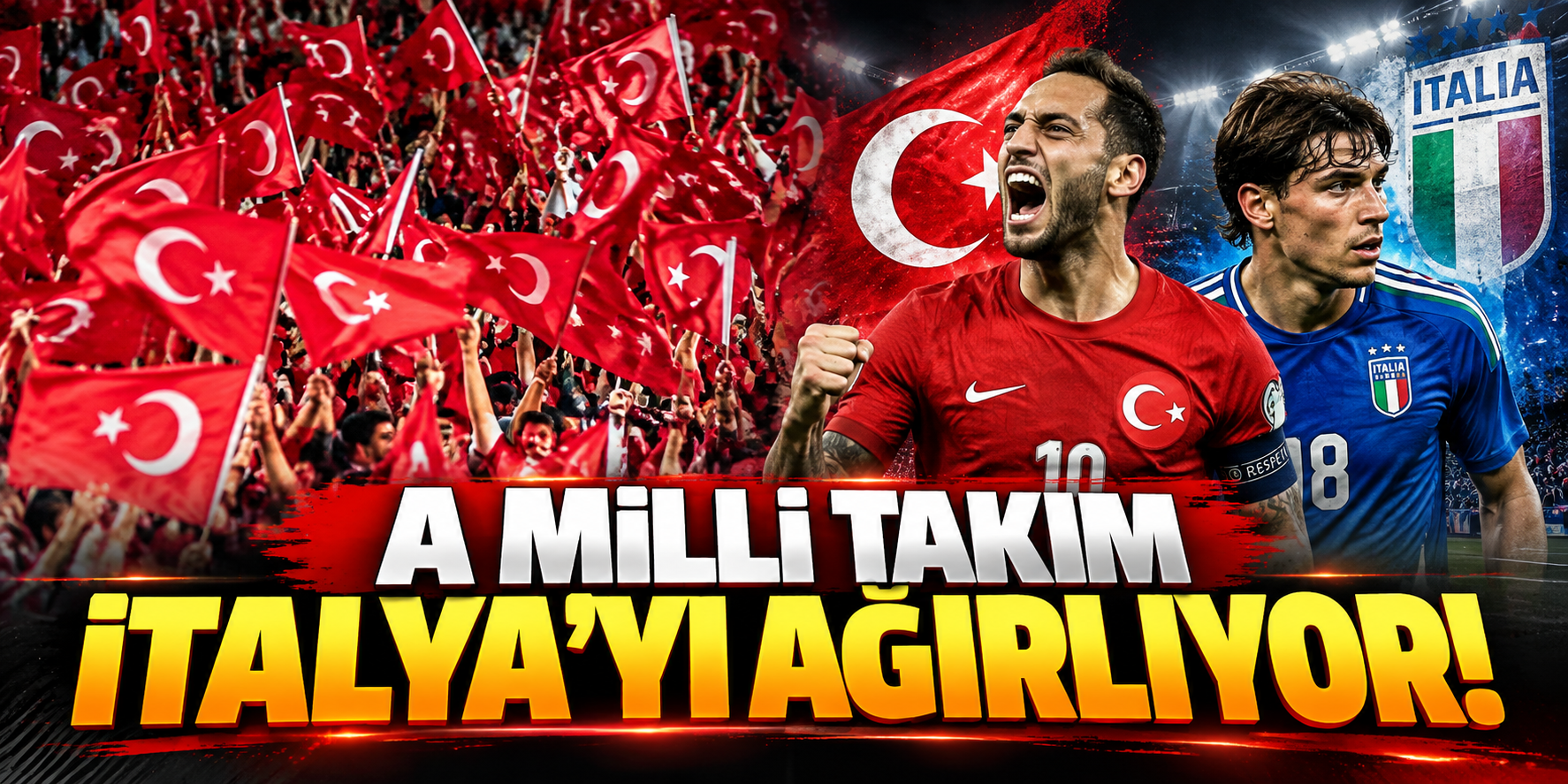 Türkiye - İtalya maçı bugün: Milli maç saat kaçta, hangi kanalda?