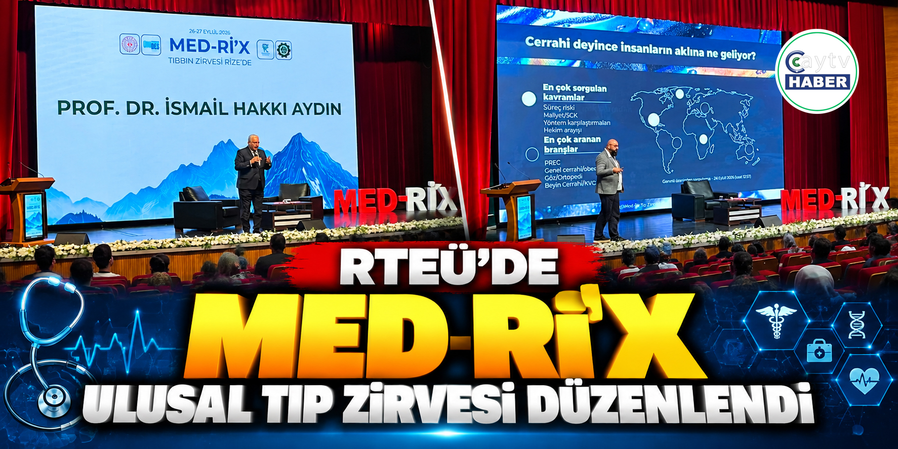 RTEÜ’de MED-RI’X Ulusal Tıp Zirvesi düzenlendi