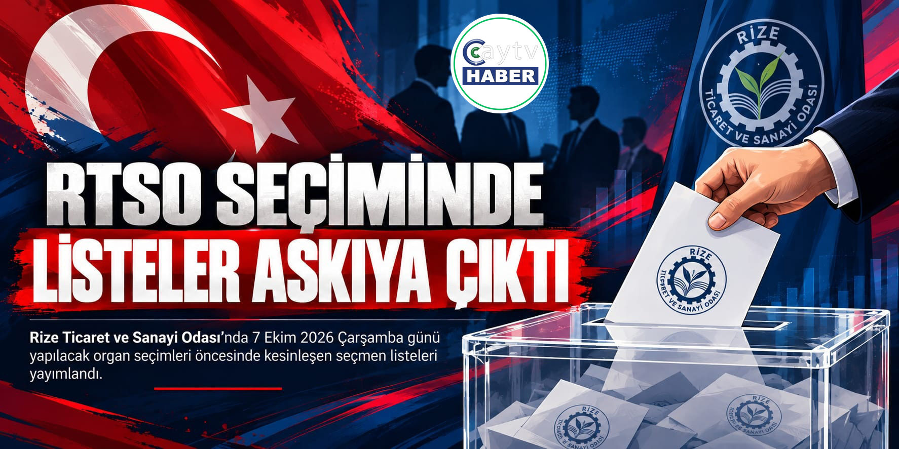 RTSO’da seçim süreci başladı: Kesinleşen seçmen listeleri askıya çıktı