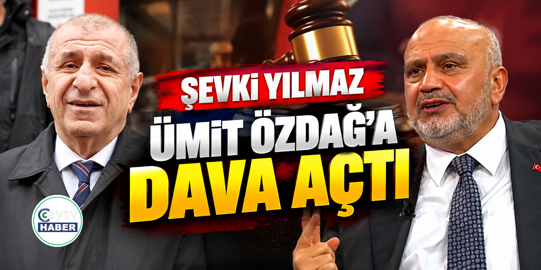 Şevki Yılmaz’ın şikâyeti sonrası Ümit Özdağ hakim karşısına çıktı