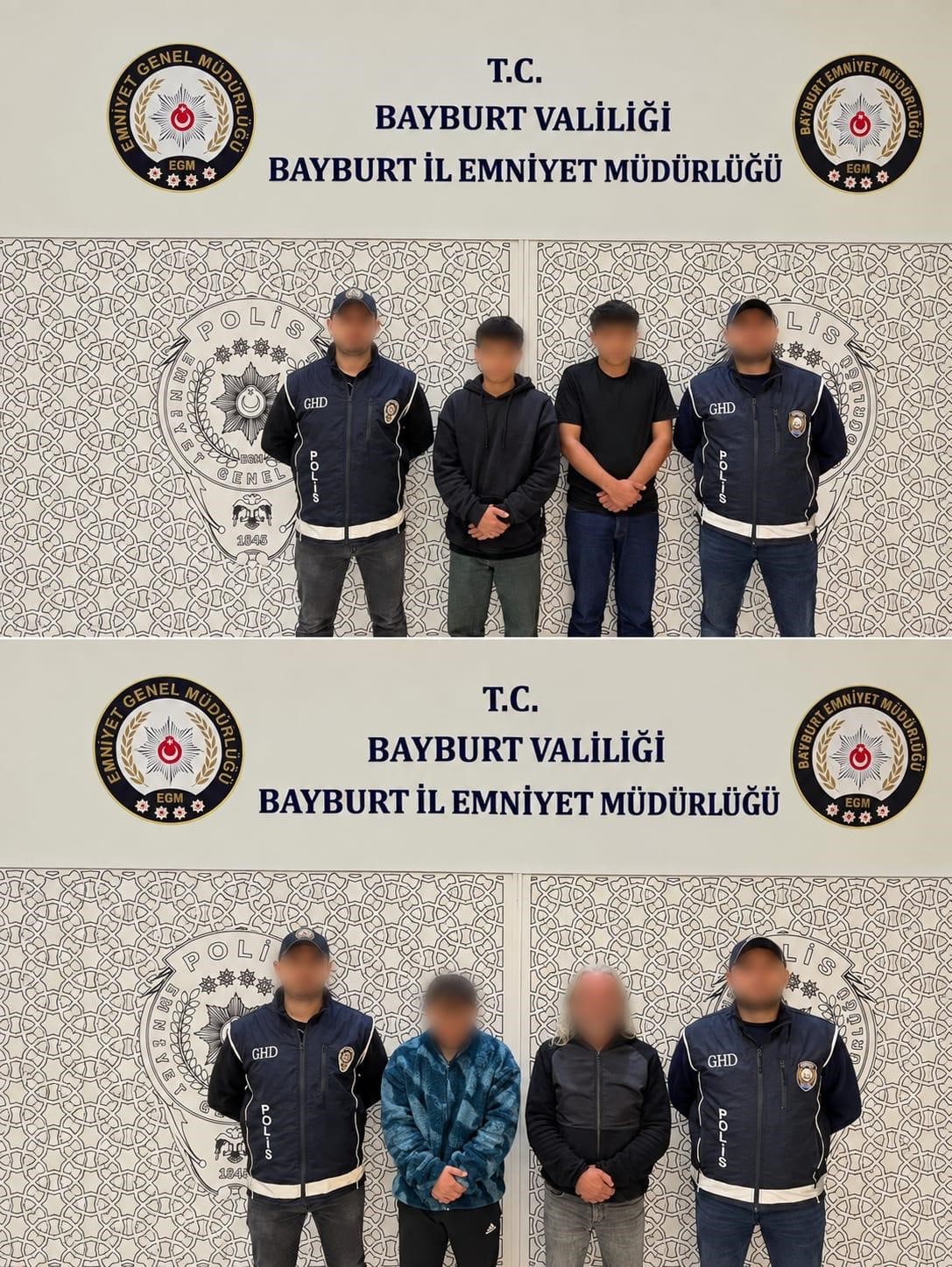 Bayburt’ta 2 Düzensiz Göçmen Yakalandı