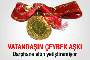 Vatandaşa altın yetişmiyor