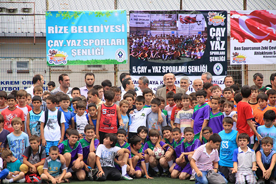 Rize'de Yaz Spor Şenliği Başladı