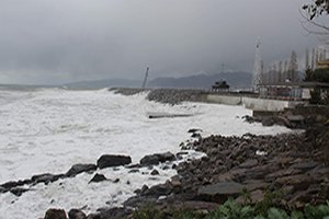 Rize’de şiddetli fırtına