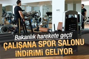 Sağlık Bakanlığından çalışana spor salonu indirimi