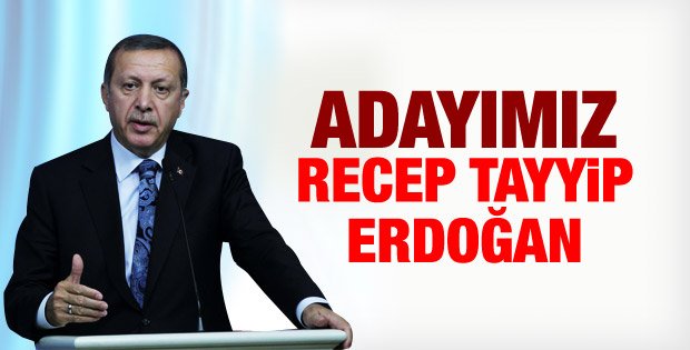 AK Parti'nin Köşk adayı Erdoğan