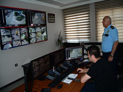 Ardeşen'de MOBESE sistemi tamam.
