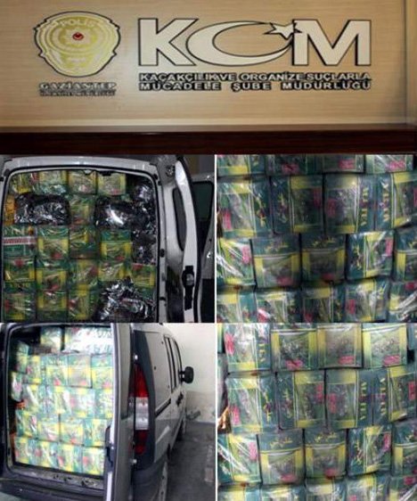 1 Ton Kaçak Çay Yakalandı