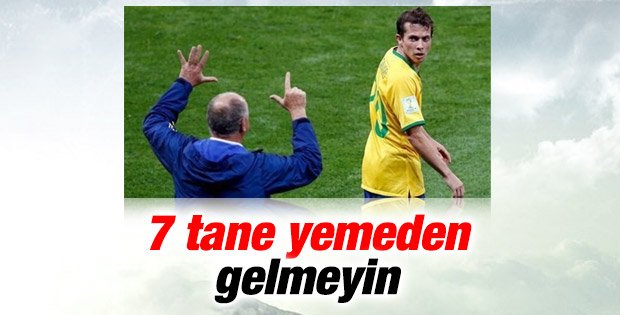 Scolari'den Brezilya - Almanya maçında 7-0 göndermesi