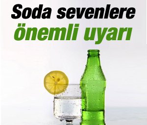 Soda sevenlere önemli uyarı