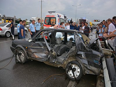 Trabzon’da trafik kazası: 1 ölü, 4 yaralı