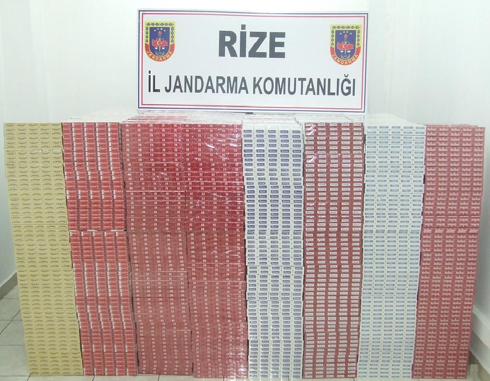 Rize'de Kaçak Sigara Operasyonu