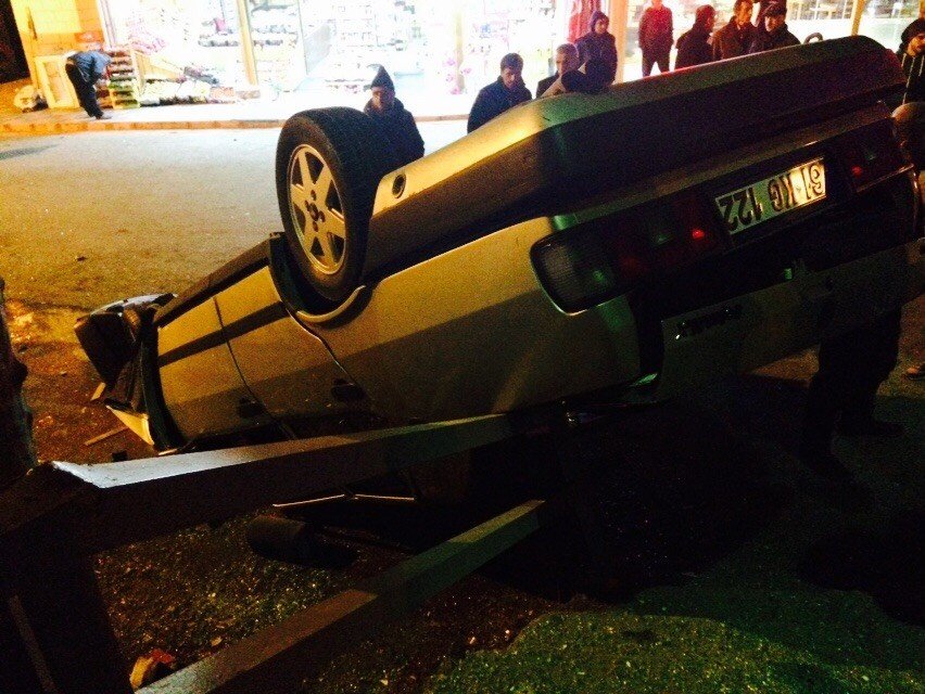 Trabzon'da Trafik Kazası: 4 Yaralı