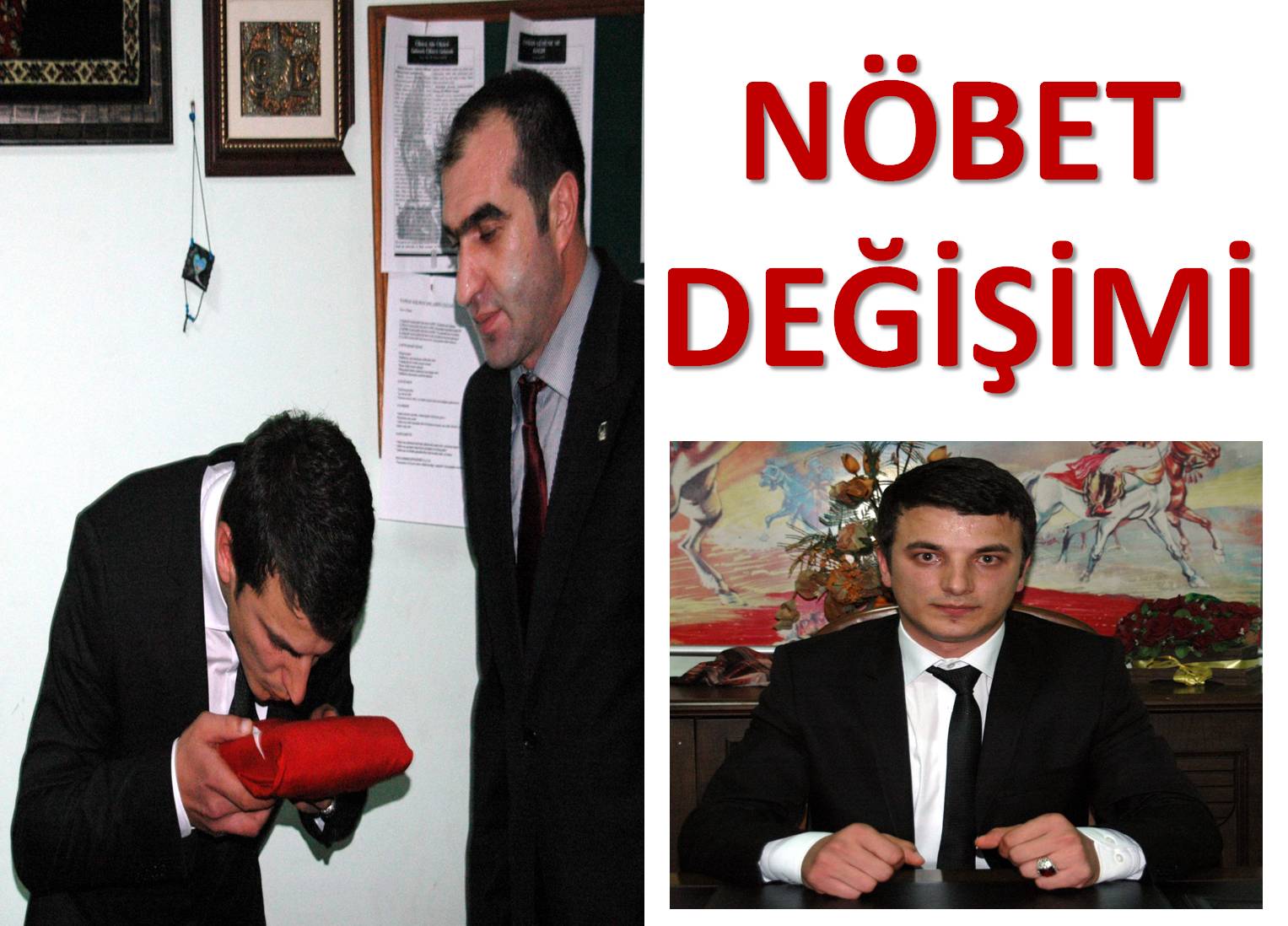 Rize Ülkü Ocağında Nöbet Değişimi