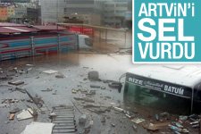 Yoğun yağış Artvin'i vurdu