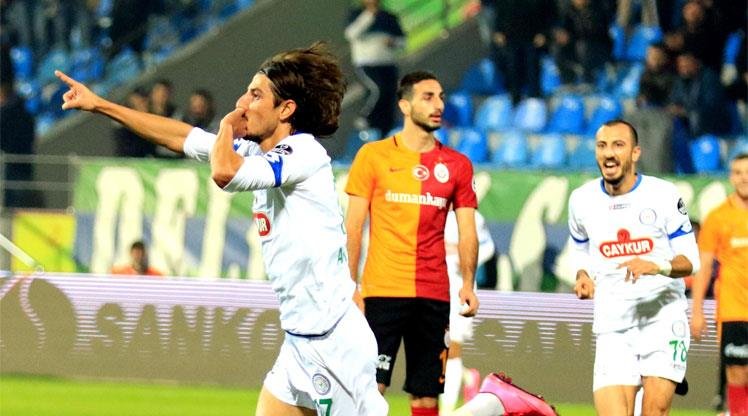 Çaykur Rizespor Galatasaray'ı son 2 dk'da geçti